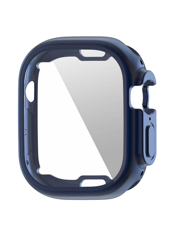 Zoomee Protective Anti-Scratch Case with Screen Protector for Apple Watch Ultra 49mm, Blue