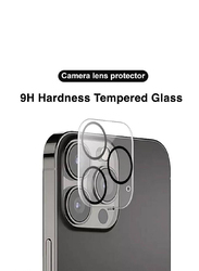 Apple iPhone 14 Pro Max Ultra Premium Full Coverage Camera Lens Tempered Glass, Clear