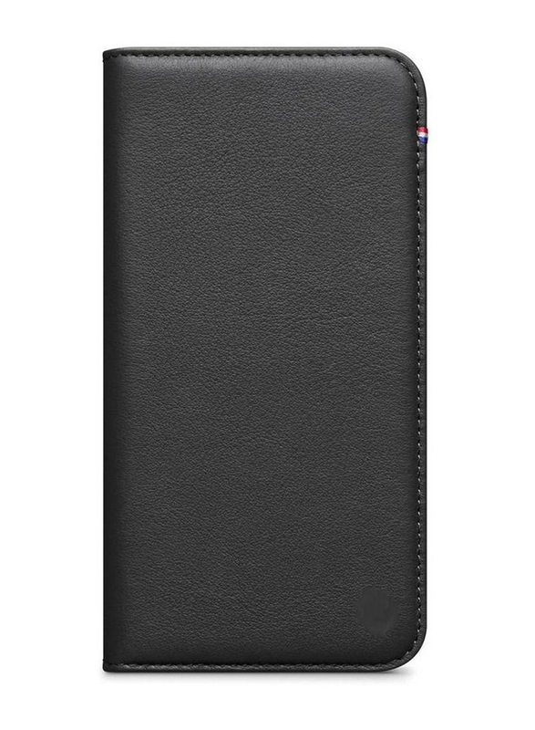 Premium Leather Apple iPhone 14 Pro Durable Shockproof Mobile Phone Flip Case Cover, Black