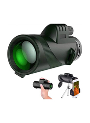 Telescope 40x60 HD Zoom Optic Lens Day Night Vision Monocular Telescope for Mobile, Black