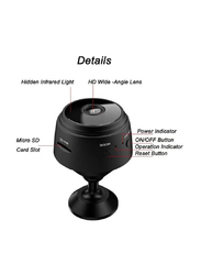 Gennext Mini Wi-Fi HD 1080P Wireless Portable Small Camera with Motion Detection and Night Version, Black