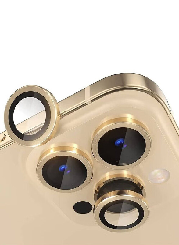 

Gennext Apple iPhone 14 Pro Max Camera Lens Protector, Gold