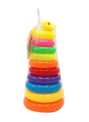 Gennext Colourful Ring Toss with Pillar Playset, Multicolour