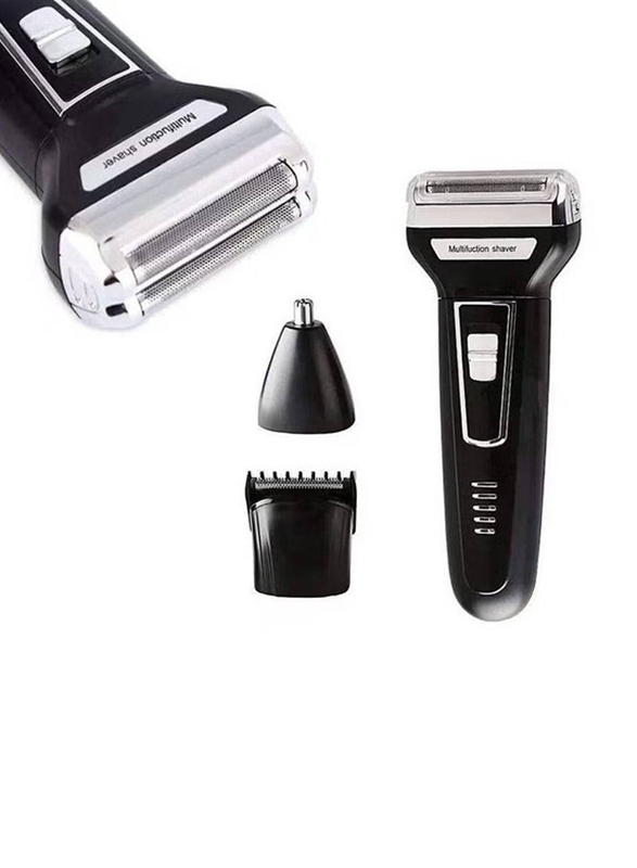 Gennext 3-in-1 Rechargeable Waterproof Professional Cordless Electric Hair Trimmer for Men, Black