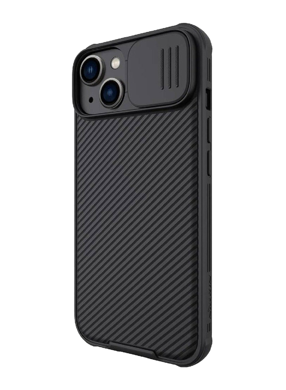 Nillkin Apple iPhone 14 Plus CamShield Silky Liquid Silicone Protection Mobile Phone Case Cover, Black