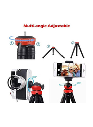Gennext 12-inch Universal Flexible Action Camera Phone Tripod for Smartphones, Black