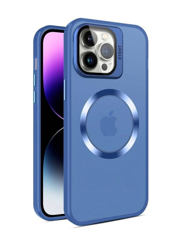 Apple iPhone 15 Pro Max Protective Scratch-Resistant Camera Protection Mobile Case Cover, Blue