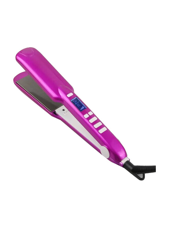 

Gennext High Temperature Direct Hair Straightener with LCD Display, Pink