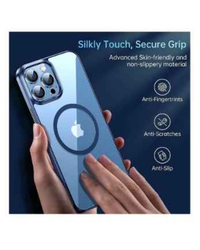 Apple iPhone 14 Pro Max Shockproof Anti-Fall Magsafe Mobile Phone Case Cover, Blue