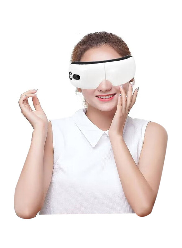 

Earldom 4D Smart Eye Instrument Hot Compress Bluetooth-Compatible Eye Fatigue Massage Therapy Glasses Vibration Eye Massager, 1 Piece