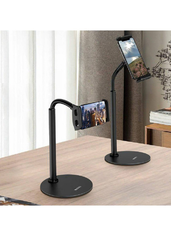 Yesido C89 360 Degree Rotating Tablet Stand with Adjustable Height, Black