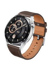 Gennext Replacement Genuine Leather Sport Strap for Huawei Watch GT2 Pro/Huawei GT4 46mm/Watch 4 Pro/Watch 4/Watch Ultimate/Huawei GT3 46mm/Watch 3/Watch 3 Pro/GT3 Pro, Brown