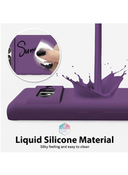 Gennext Google Pixel 7 Pro Liquid Silicone Mobile Phone Case Cover, Purple