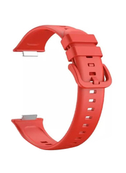 Gennext Silicone Replacement Band Compatible with Huawei Fit 2 Watch, Red