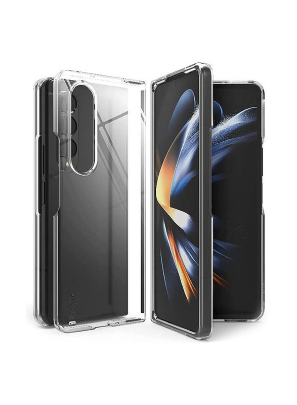 Samsung Galaxy Z Fold 4 5g Non-Yellowing Transparent Hard Thin Premium PC Lightweight Protective Mobile Case Cover, Clear