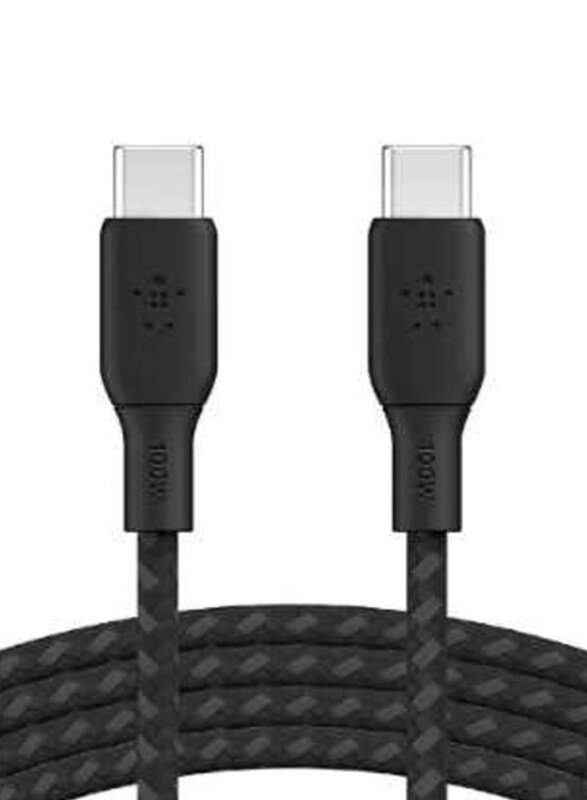 

Gennext USB Type C Cable, 100W USB Type C Male to USB Type C for Smartphones/Tablets, Black