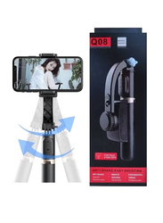 Gennext Q08 Bluetooth Handheld Gimbal Stabilizer for IOS & Android Phone, Black