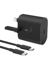 Gennext Super Fast Wall Charger with 6.6-Feet USB Type-C Charge Cable, 45W, Black