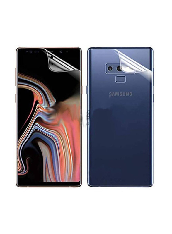 Gennext Samsung Galaxy Note 9 Hydrogel Film Front and Back Screen Jelly Protector, 2 Pieces, Clear