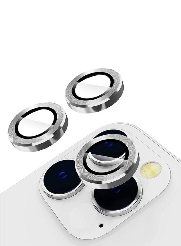 Gennext Apple iPhone 14 Pro Camera Lens Protector, Silver