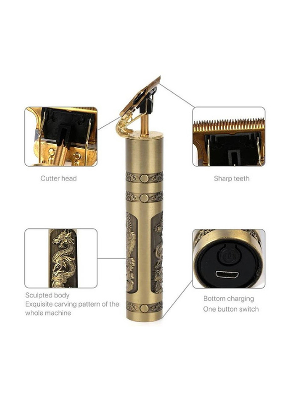 Gennext Hair Clippers Beard Trimmer for Men, Gold