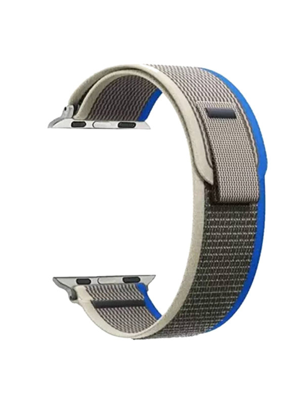 Gennext Replacement Trail Loop Band for Apple Watch Ultra/Watch Ultra 2 49mm, Grey/Blue