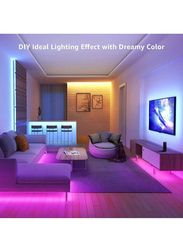 Gennext Smart 5M Colour Changing LED Strip Light with 24 Keys Remote Control & Alexa, Multicolour