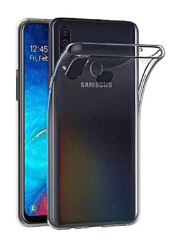 

Gennext Samsung Galaxy A20s Soft Silicone Shockproof Anti-Scratch Protective Mobile Phone Case Cover, Clear