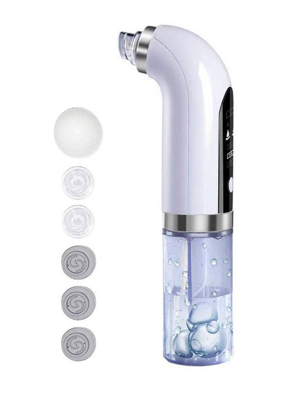 Gennext Electric Facial Suction Vacuum Cleaner for Blackhead, Pores, Acne & Pimple, White