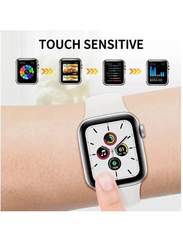 Zoomee Full Coverage Easy Installation Bubble-Free Screen Protector for Apple Watch Series 8 & 7 45mm, 2 Pieces, Clear