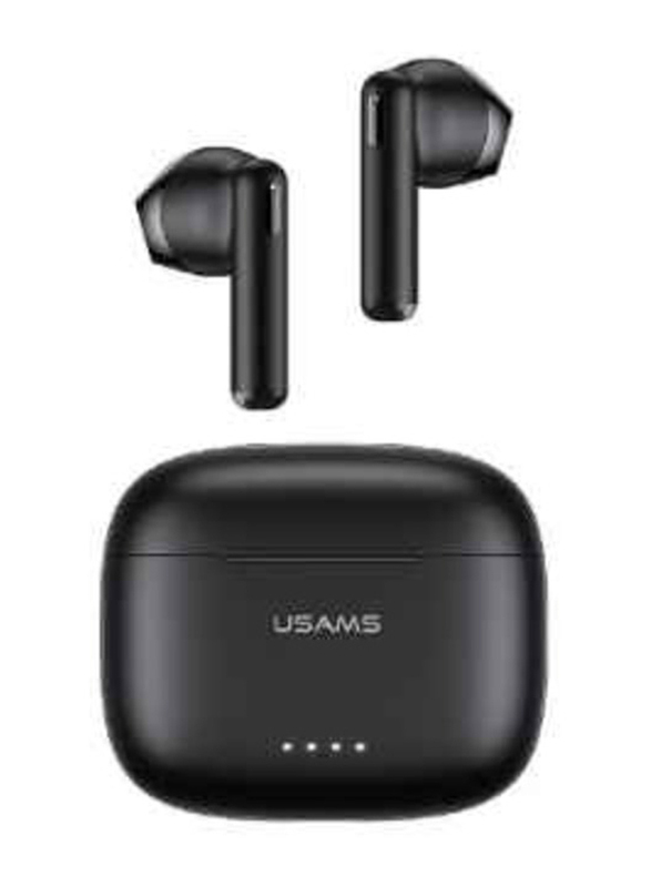 Usams Wireless Bluetooth In-Ear Headphones, Black