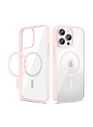 Apple iPhone 14 Pro Max Protective Shockproof Ultra Slim Bumper Designed Magnetic MagSafe Mobile Phone Case Cover, Pink