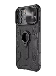 Gennext Apple iPhone 15 Pro Max 6.1-Inch (2023) CamShield Armor Case Cove, Black