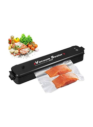 Automatic Household Vacuum Air Sealer for Food Preservation, Black