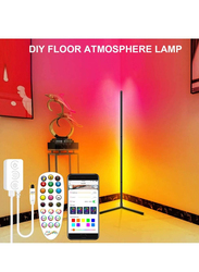 Gennext Ambient Mood Colour Changing LED RGB Corner Floor Lamp with App & Remote Control, Multicolour