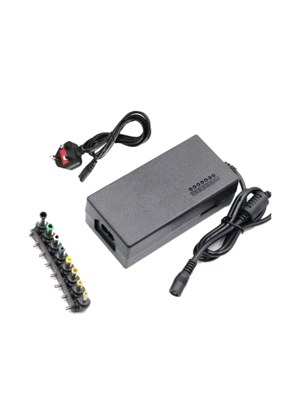 Gennext Laptop Universal AC Adapter Power Supply Charger Cord Voltage, Black