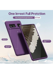 Gennext Google Pixel 6 Cute Thin Slim Soft TPU Mobile Phone Case Cover, Purple