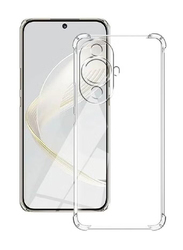 Huawei Nova 11 Pro Absorbent Reinforced Corner Soft TPU Transparent Back Protective Mobile Phone Case Cover, Clear