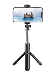 Gennext Smartphones & Camera Mini Selfie Stick, Silver/Black