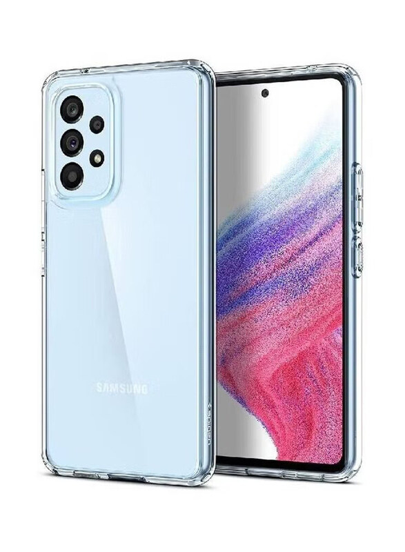 

Gennext Samsung Galaxy A53 5g Soft Silicone Shockproof Anti-Scratch Protective Mobile Phone Case Cover, Clear