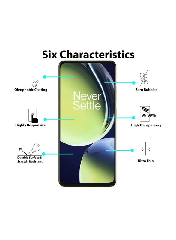 OnePlus Nord N30 Tempered Glass 9H Hardness Automatic Adsorption Screen Protector, Clear