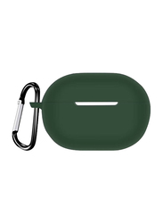 Protective Silicone Headphones Case Cover for Huawei Freebuds Pro 2, Dark Green