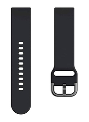 Gennext Silicone Quick Release Strap for Samsung Galaxy Watch Active 2 20mm, Black