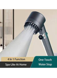 Gennext High Pressure Remove Chlorine & Impurities Filter Shower Head, Grey