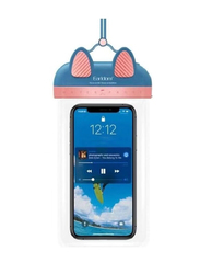 Earldom ET-S5 Waterproof Pouch for Smartphones, Blue