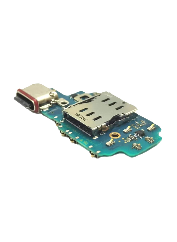 Flex Cable Type C Connector Charger Dock Replacement Board for SM-S918U Samsung Galaxy S23 Ultra, Green