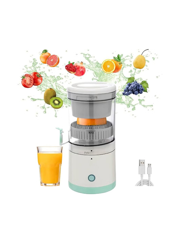 USB Rechargeable Citrus Fruit Juicer Machine, White