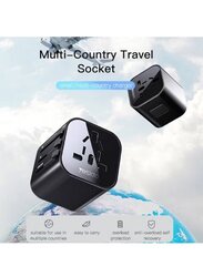 Yesido Universal Travel Adapter, MC09, Black