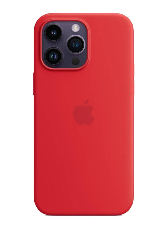 

Generic Apple iPhone 14 Pro Max Protective Soft Silicone Back Mobile Phone Case Cover, Red