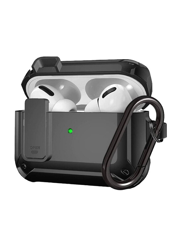 

Gennext Upgraded Secure Lock Armor Case for Apple Airpod Pro, Black